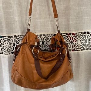 Slouchy leather bag